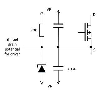 Figure 3: Efficient potential shift to adjust gate voltage
