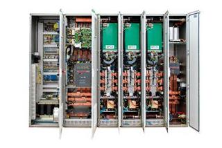 Switchboard cabinet with MW-inverter (Source PCS)