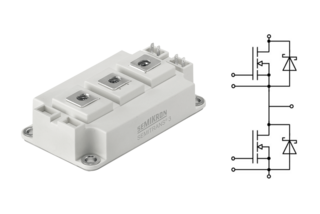 SEMITRANS 3 SiC MOSFET Modul mit hybrider SiC Schottkydiode