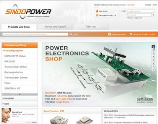 Der Leistungselektronik-Online-Shop SindoPower optimiert Webauftritt