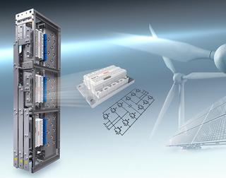 Hochleistungsumrichter SEMISTACK_RE für Wind- und Solaranlagen mit deutlich höherer Leistung